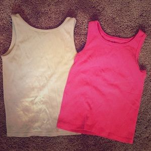 Two little girls tank tops.